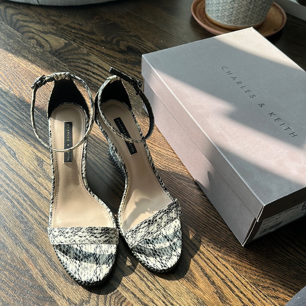 Charles & Keith Wedged Sandals